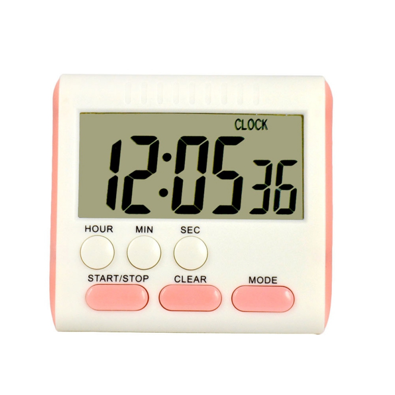 Magnetic Large LCD Digital Kitchen Timer with loud Alarm Count Up& Down Clock to 24 Hours Kitchen Timer