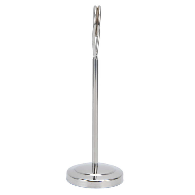 Table Number Holder Stainless Steel Round Shaped Stable Picture Holder Stand for Hotel Restaurant Home Weddings Cafes