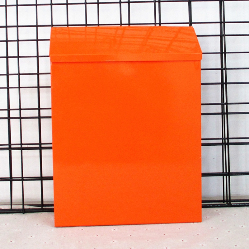 ELEG-Home Mailbox Garden Mail Box Lockable Post Box with Key Lock Letter Box Outdoor Yard Door Porch Hanging Decoration