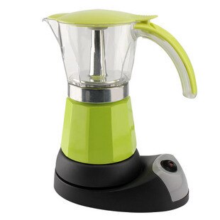 Electrical Moka Pot Italian Espresso Latte Coffee Maker About 300ml Coffee Maker Pot Percolator Coffee tools 200V EU plug
