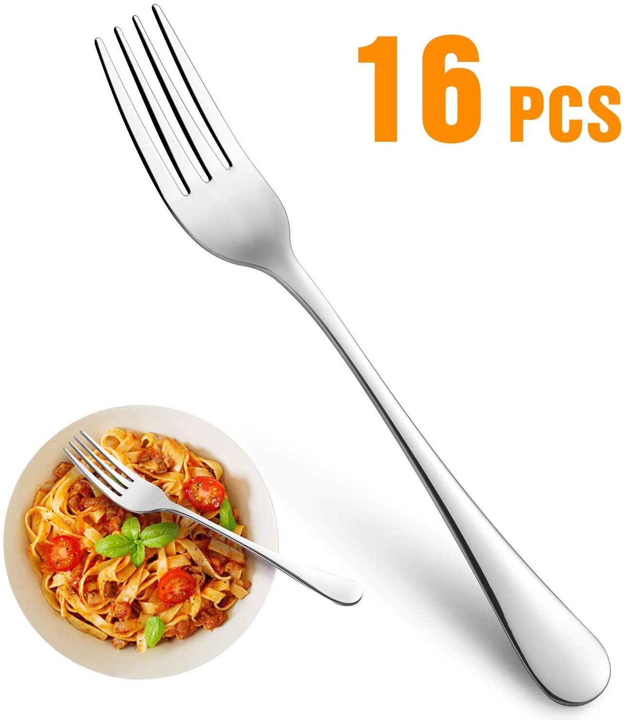 Set Of 16 Top Food Grade Stainless Steel Silverware Forks Table Forks Flatware Bento Box Accessories Articoli Per La Tavola