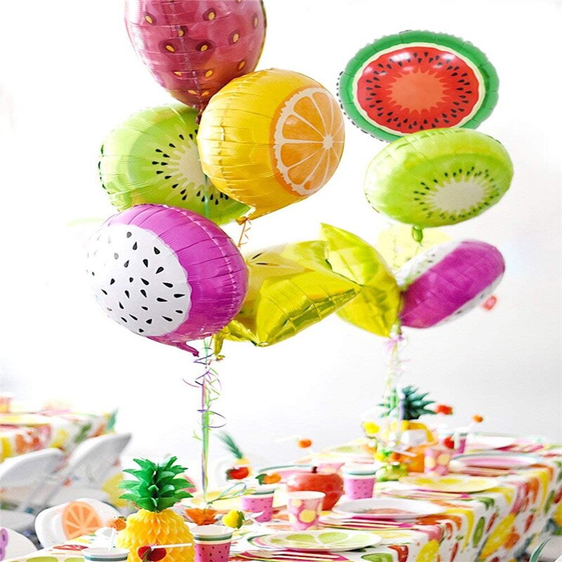 18 Inches Fruit Party Aluminium Film Aardbei Watermeloen Oranje Opblaasbare Ballon Festival Partij Decoratie Ster Ballon 1Pcs