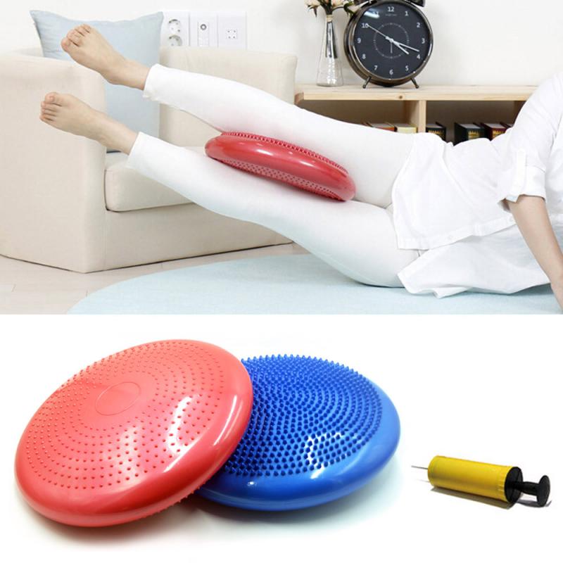 1Pc Punt Massage Bal Stress Relief Voet Back Body Spier Massage Kussen Mat Yoga Balans Kussen Met Luchtpomp