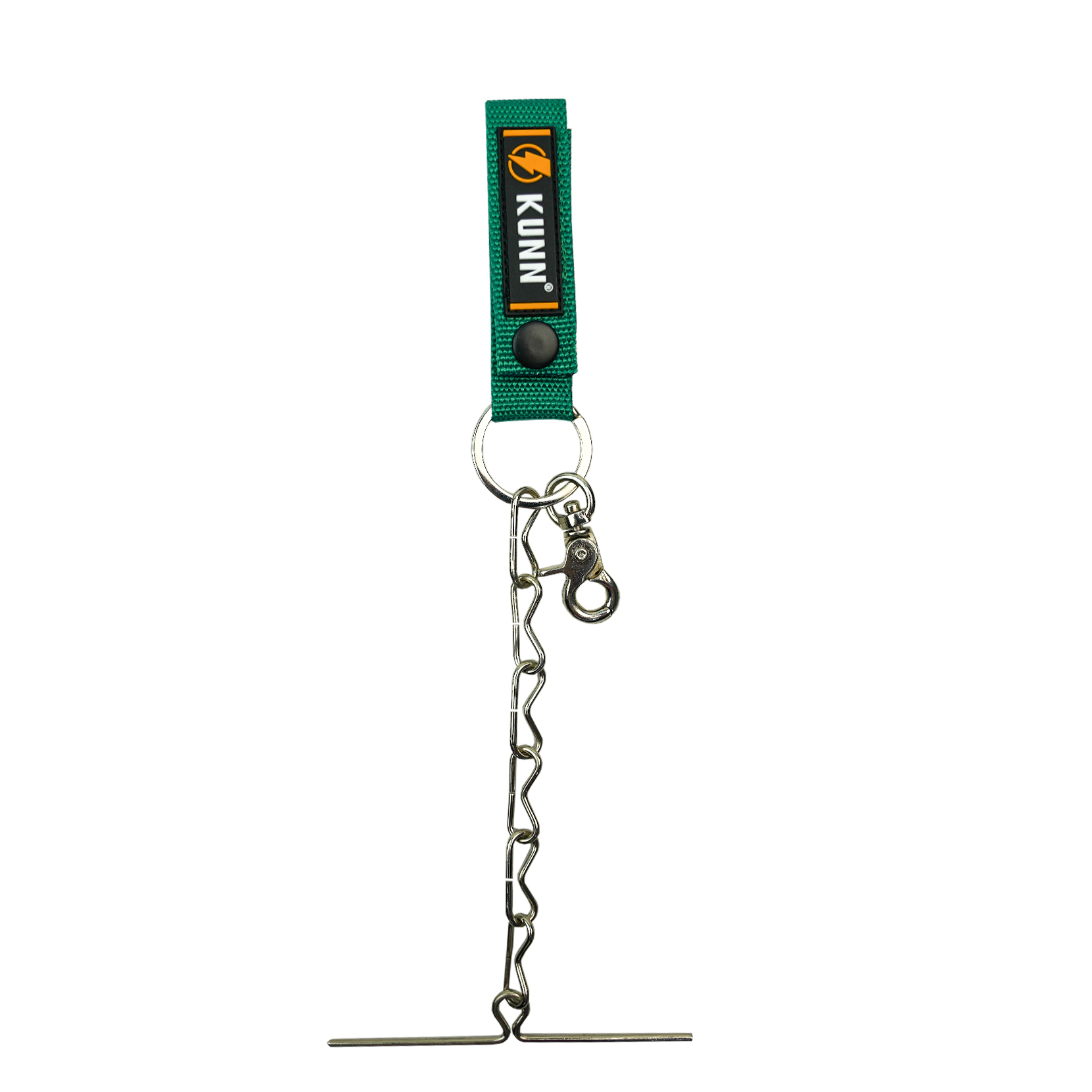 KUNN Electrical Tape Holder,Dual-Use Tape Thong,Enhanced Fast Tape Holder Chain for Tool Belt with Keyring,Snap Loop and Button