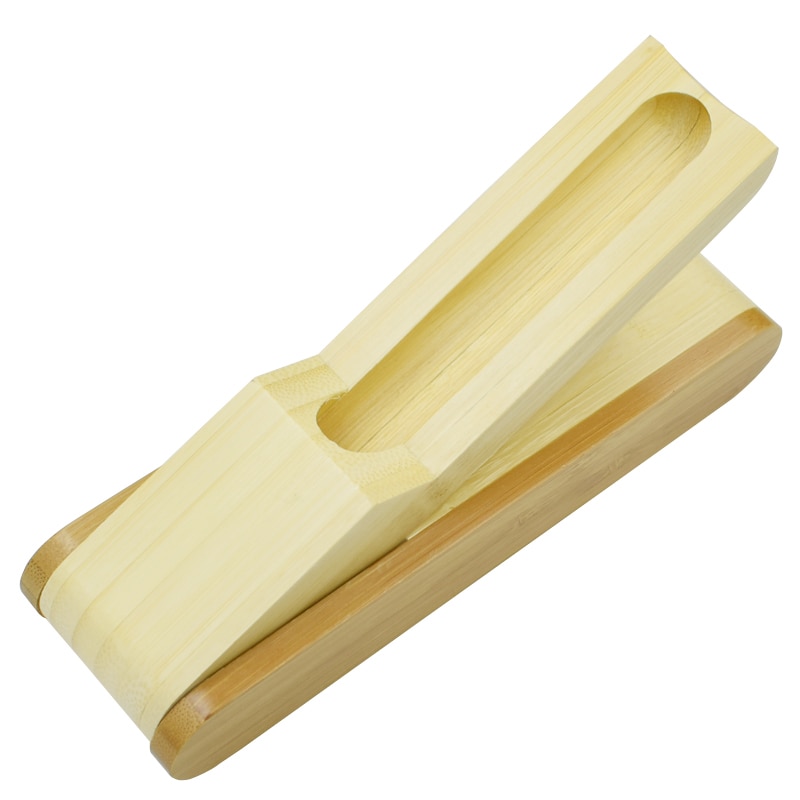 Etui Van Natuur Bamboe Materiaal Opvouwbaar Pencilcase Voor Een Pen Opbergdoos Handgemaakte Retro Schrijven Materialen