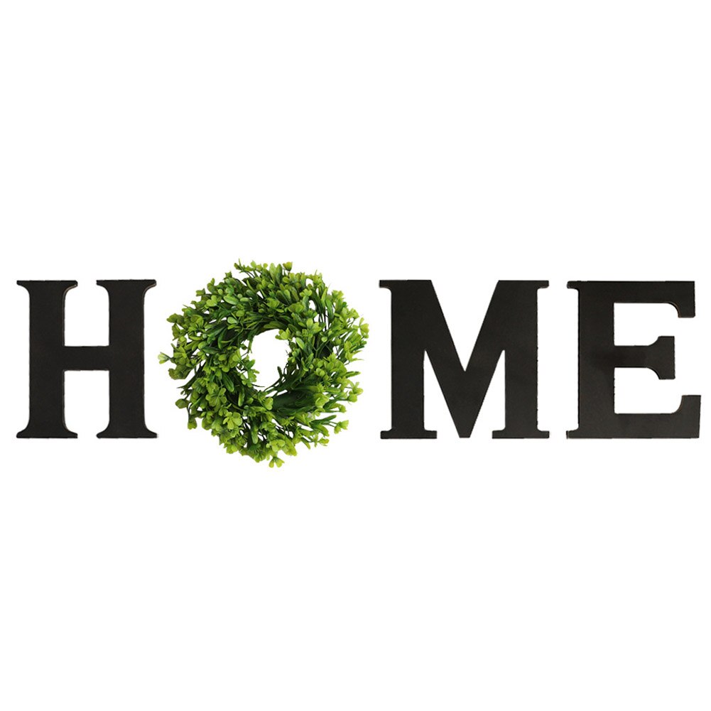Craft Rustic Wood Home Sign Mantel Living Room Party Wall Mounted Word Decor Cutout Letters Bedroom Housewarming Wedding: 1