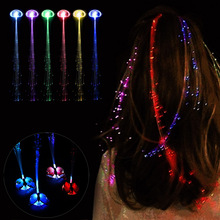 Haar Clips Meisjes Haarspelden Haarspelden Eendenbek Luipaard Clips LED Pruiken Glowing Flash Ligth Haar Vlecht Clip Haarspeld kerstcadeau