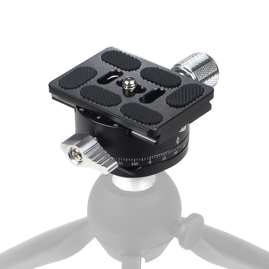 Mini Camera Clamp DSLR Quick Release Clamp Tripod Plate Mount Clip Panoramic Rotating Clamp for Arce Adapter Tripod