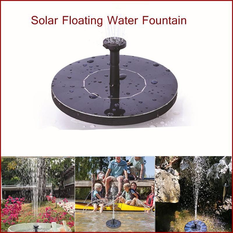 Mini solfontæne sol vand springvand have pool dam udendørs solpanel have dekoration 13.5/16cm: 13.5cm