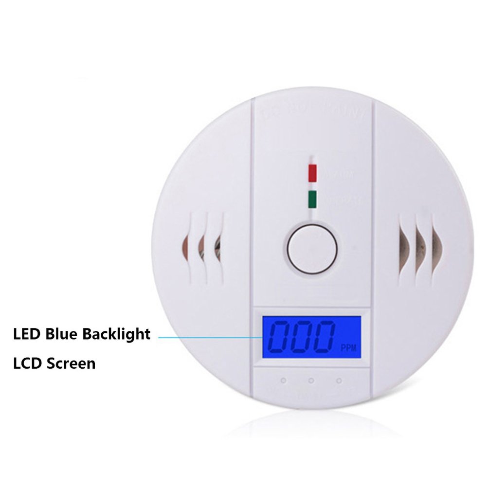 TAIBOAN Thuis Koolmonoxide Alarm Detector Hoge Gevoelige Onafhankelijke CO Alarm Sensor 85dB Waarschuwing LCD Optische Display