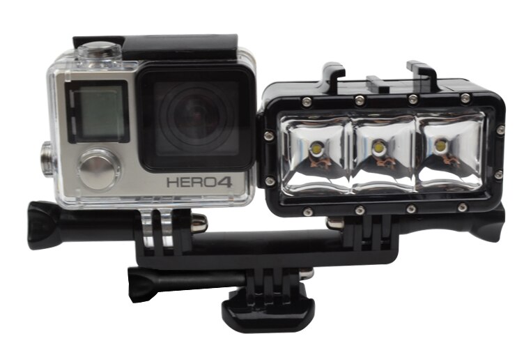 Vite connettore ponte doppia staffa per Gopro hero 10 9 8 7 6 5 4 3 + XiaoMi Yi SJ4000 SJ5000 SJ6000 supporto per Selfie supporto Flash