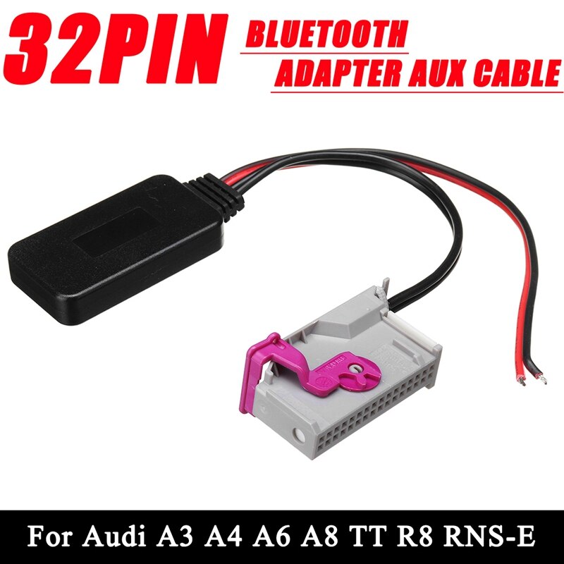 Adaptateur Bluetooth Pour Voiture - Connexion Sans Fil AUX/RCA - Bluetooth 5.0 - Pour Autoradio Sans Bluetooth