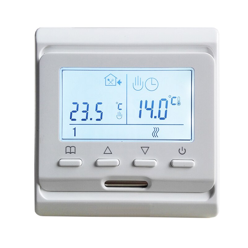 Best Price 220V Colorful LCD Screen Programmable Temperature Controller Electric Underfloor Heating Room Thermostat