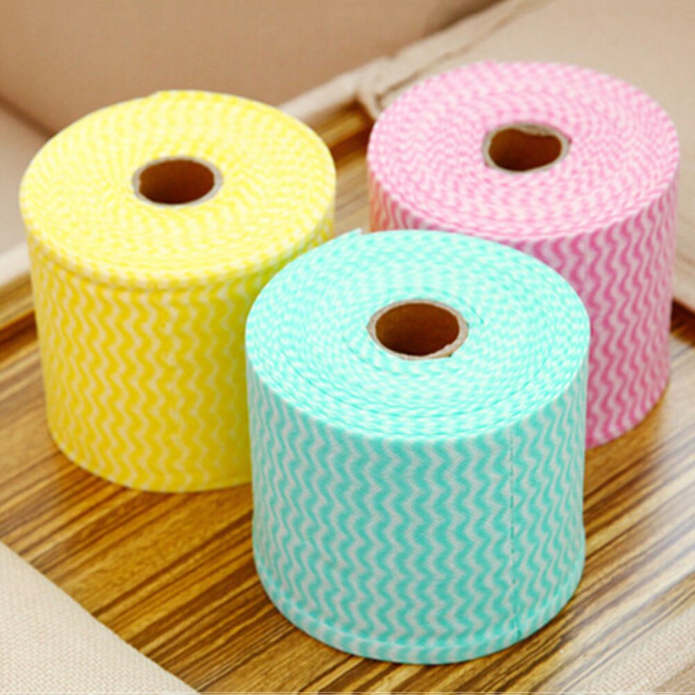 1 Roll 65.6ft Facial Tissue Disposable Soothing Cotton Face Towel Makeup Cleaning Wash Cloth Hand Towel