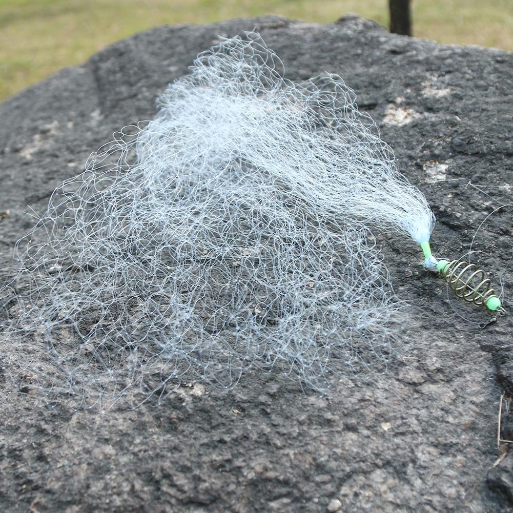 Shoal Fishing Net Small Mesh Netting with Night Luminous Beads Ball Ring Bearing Solid Connector Fishing Tool