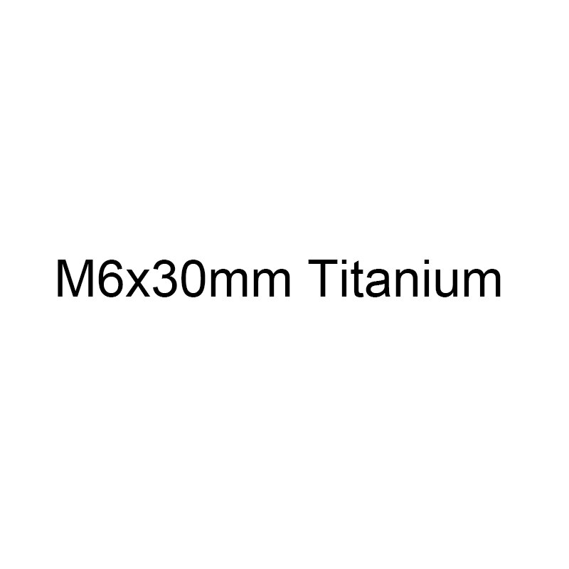 RISK 1pcs M6*30/35/40/50mm Titanium Bike Headset Bolt Bicycle Stem Top Cap Screw for MTB Road Bicycle M6x30mm M6x35 M6x40 M6x50: M6x30 Titanium