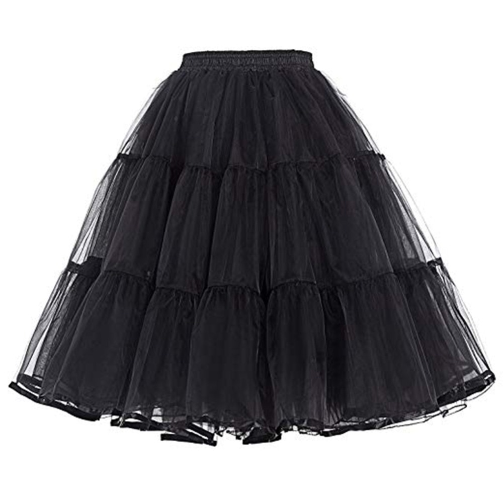 Vrouwen Petticoat Onder Jurk 60 Cm Lengte Bridal Party Petticoat Taille Maat Voor 60-100 Cm Passen Zomer Crinoline geen Hoop