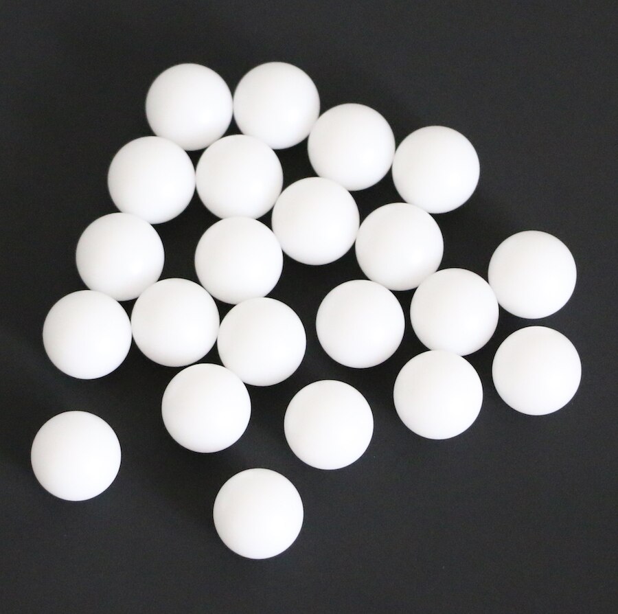 14.288mm (9/16 '') 100 Uds. Delrin Polioximetileno (POM)/Celcon bolas sólidas de plástico para componentes de válvula, aplicación de rodamiento