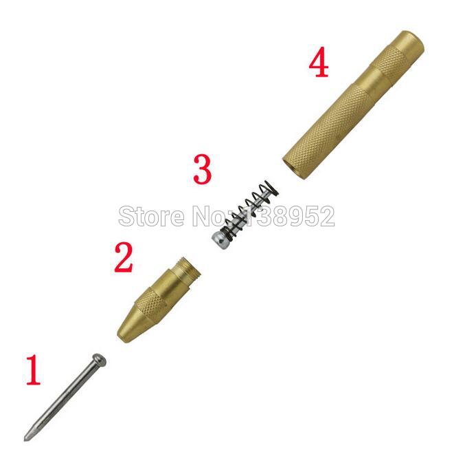 5 Inch/127Mm Automatische Center Pin Punch Springs Geladen Markering Starten Gaten Gereedschappen