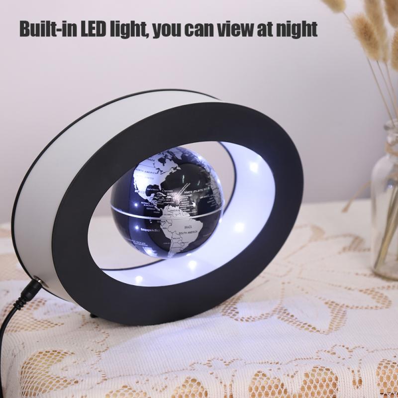Elektronische Anti Zwaartekracht Globe Magnetische Levitatie Zwevende Globe World Map Led Light Kinderen Leren Home Decor Verjaardag