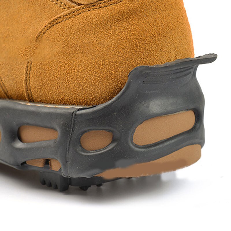 1 Pair Non-Slip Crampons 24 Teeth Ice Claw Walking Anti-slip Shoe Gripper Winter Snow Shoe Cover Outdoor Climbing Crampons