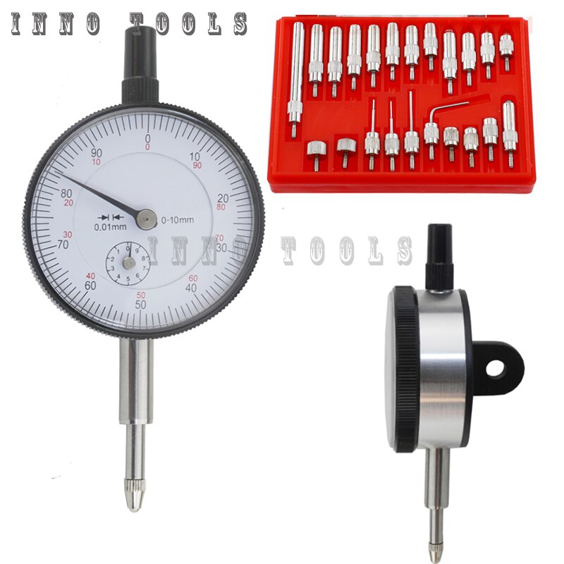 Dial Indicator 0-10mm 25mm Lug Back Test Gauge 22Pcs 4-48 Thread Tip For Dial & Test Indicators 0-30mm Dial Indicator Point Set