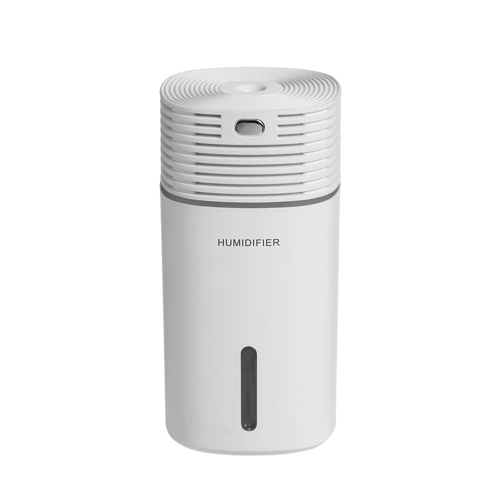 Humidificateur d'air portable 255ml ultrasons couleur creuse lampe cube humidificateur bureau chambre voiture usb diffuseur d'arôme brumisateur: Gris