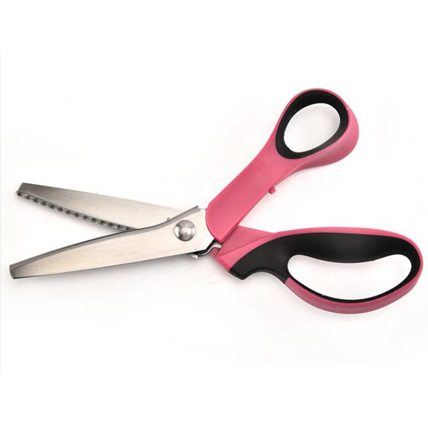 1Pc 5/7MM Triangular/Arc Teeth Lace Scissors Sewing Tailor Scissors DIY Window Pattern Cutter Scissors Sewing Shears