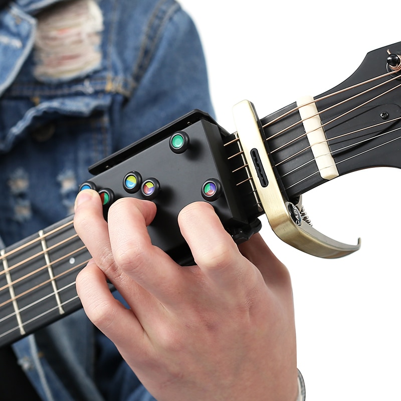 Guitar læringssystem undervisning praksis hjælp med 21 akkorder lektion guitar akkord træner praksis værktøjer tilbehør del #4