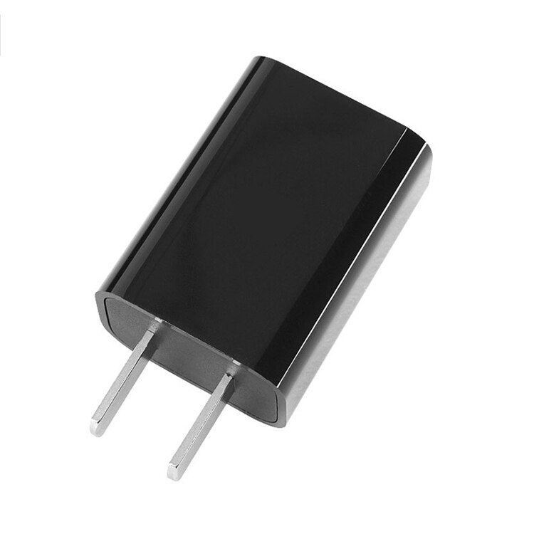 Charging head universal for mobile phone, flat iPad Apple charger, USB plug, 1A charge white and black