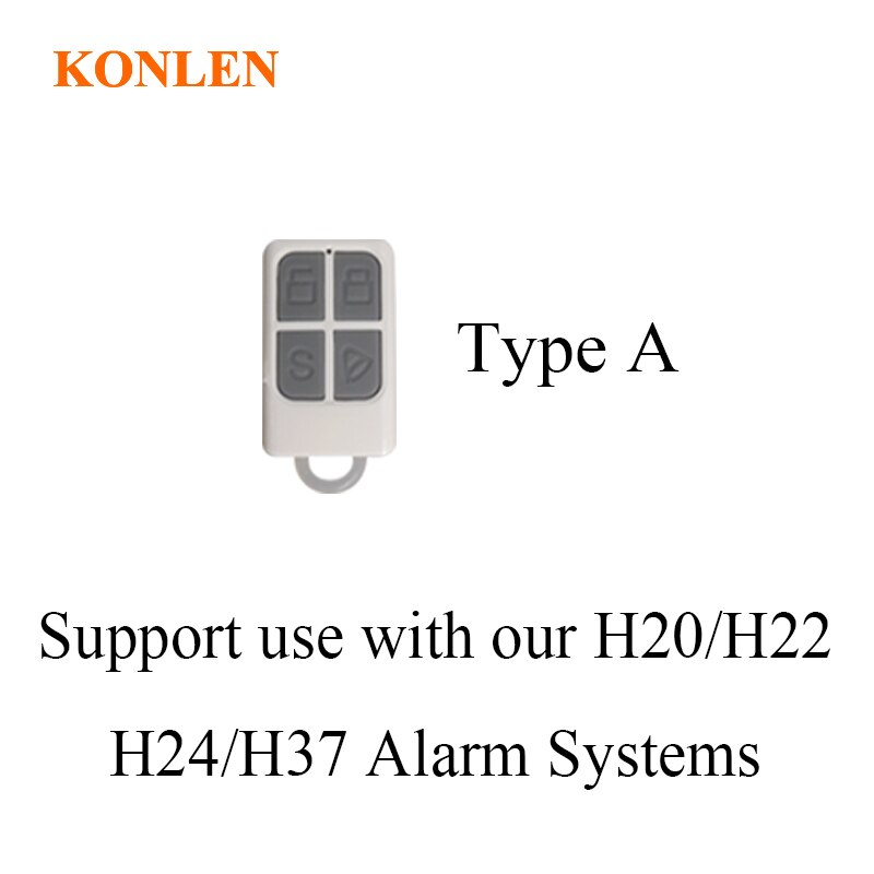 Kaukosäädin kauko-ohjain avaimenperä  h36 h37 h24 h23 hälytyspaneelille