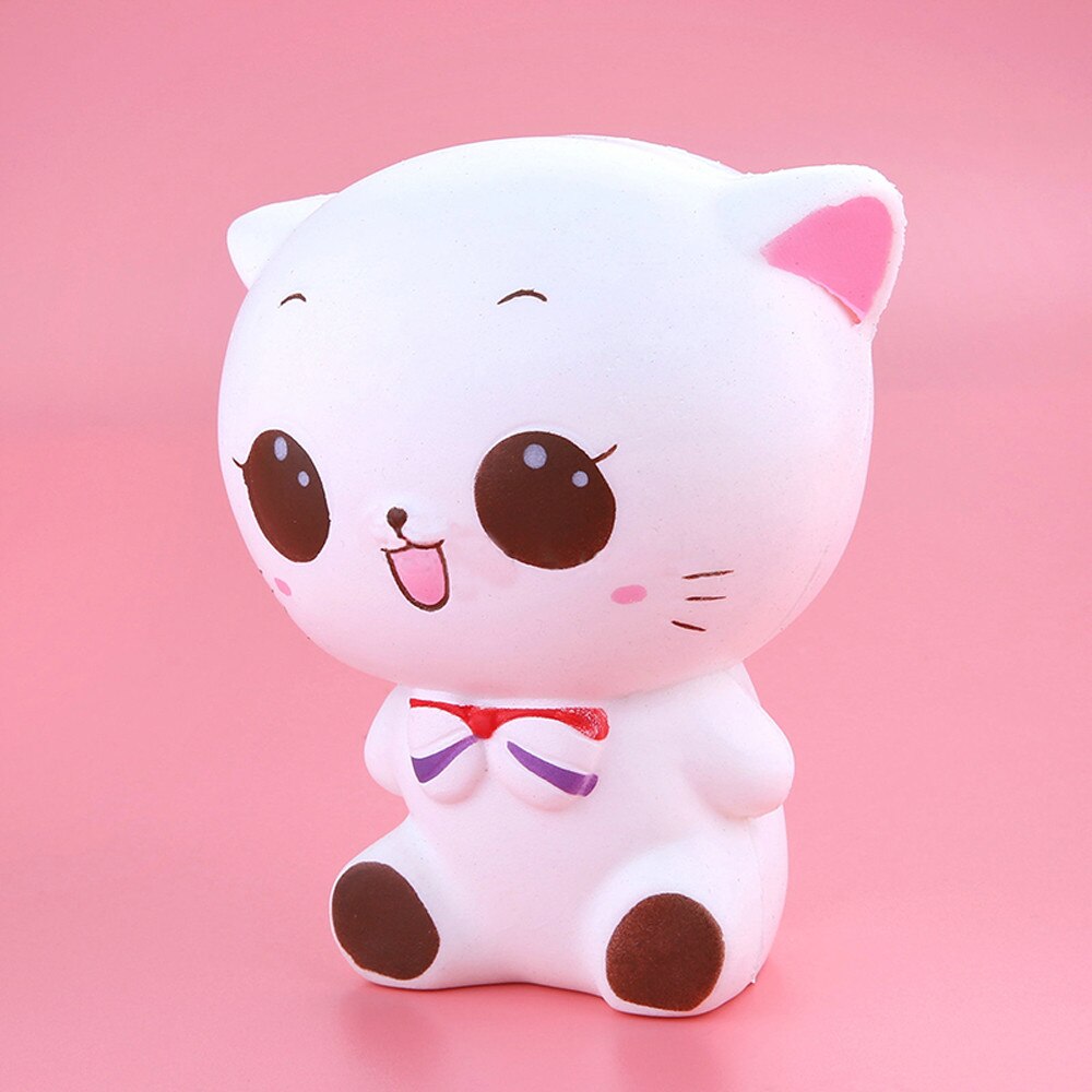 2018 Nuovo kawaii squishies Squishy Kitty Cat Bambola Lento Aumento Morbida Pizzico StressReliever Capretto antistress giocattoli juegos de mesa di goccia