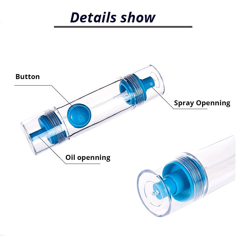 2 In 1 Koken Olijfolie Spuit Dispenser Cruet Keuken Gebak Gereedschap Olie Spray Fles Food-Grade pp