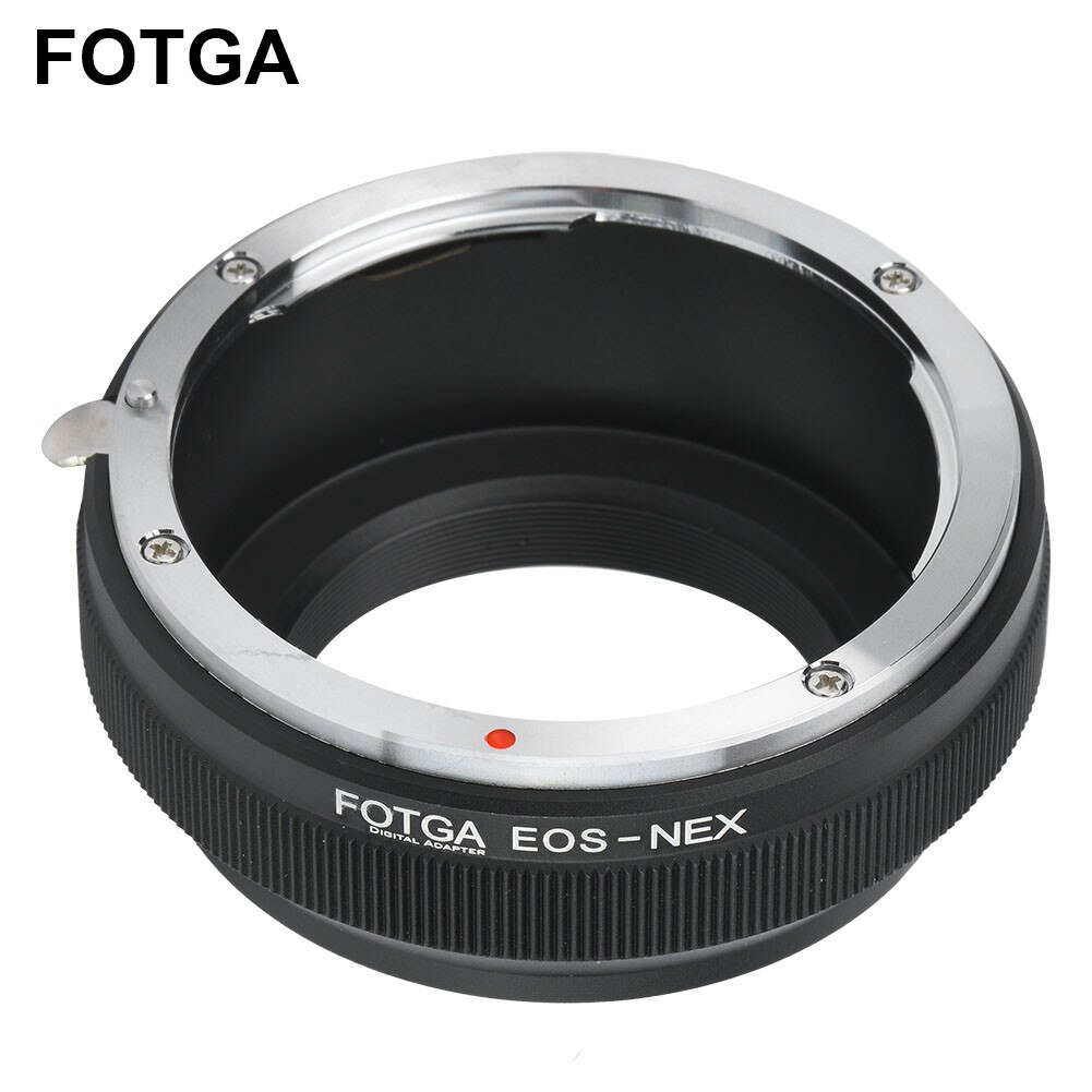 Anel adaptador fotga para câmera, para canon eos ef lente para sony e mount NEX-3 NEX-7 6 5n a7r ii iii a6300 a6500