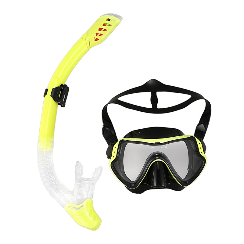 Elos dykkerbriller mænd og kvinder svømme snorkel tube voksne scuba monofin snorkling svømmebriller dykker mas