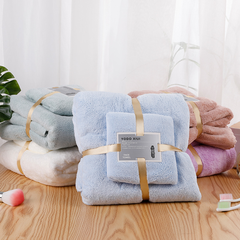 Microfiber Towel Set Spa Sauna Beach Towels Bathroom Amenities Super Absorbent Large Bath Towel Set for Home Bathroom Set