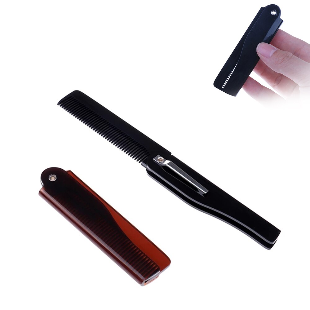 1pc opvouwbare kammen, zakkam, magische haarkam, baard- en haarclip, mannen, vrouwen, haarstylingtool, haarverzorgingskam