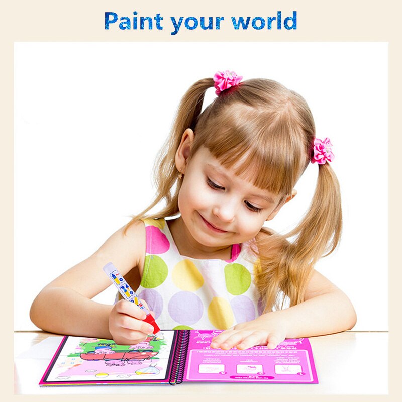 Fai da te di Acqua Magica Libro Incredibile Universo Spazio Colorazione Tavolo Da Disegno Pittura di Doodle & Magic Pen Giocattoli per I Bambini di Natale Del Bambino regalo