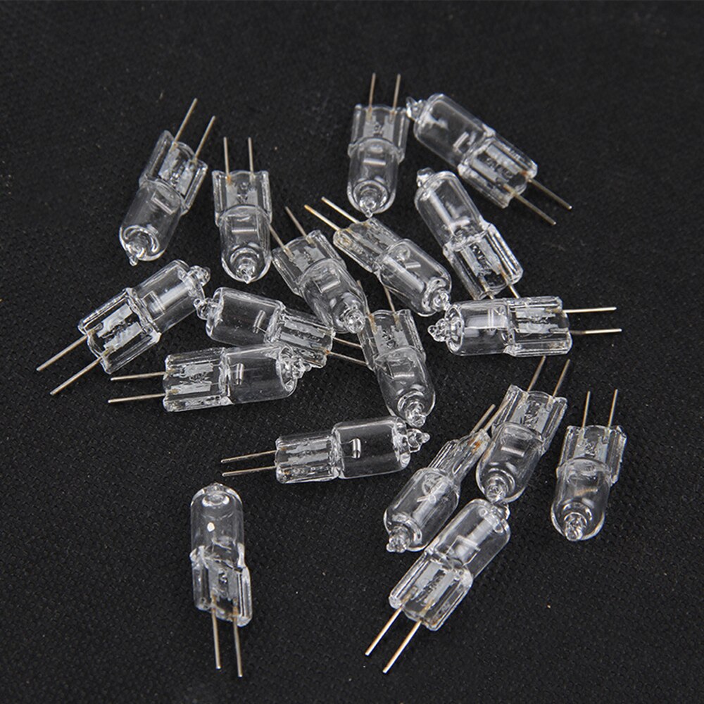 5x halogen  g4 sockel 12v lampa jc typ  g4 halogen glödlampor 10w 20w klara halogen insatta pärlor kristalllampa