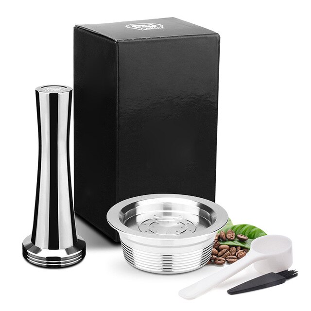 Reusable Coffee Capsule Pods For LAVAZZA A MODO MIO JOLIE Exquisite Shape Parts: With powder hammer