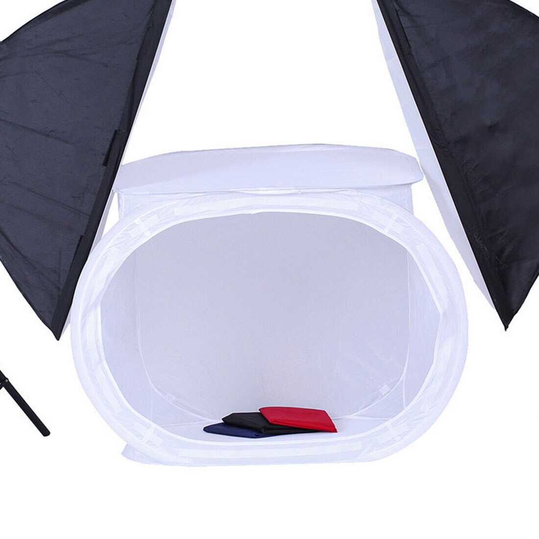 HONGDAK Photo Studio soft box Shooting Tent Softbox Cube Box ,60 x 60cm/photo light tent+portable bag+ 4 Backdrops