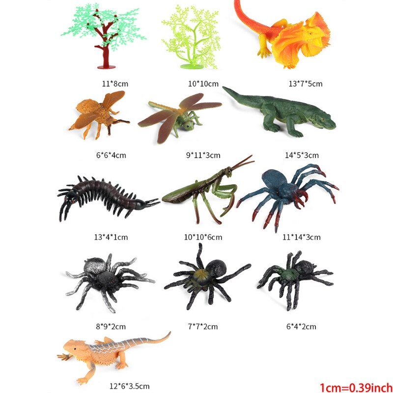 Interest Children's Realistic Insect Kids Trick Supplies Kids Party Halloween Relieve Stress Kids Birthday