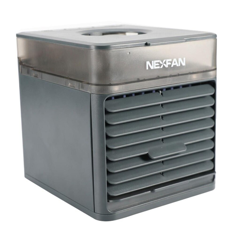 NexFan Ultra Air Cooler Fast Cooling Portable Air Conditioning Fans Enhanced Noise Reduction Cooling Fan for Home Office Outdoor: UV Version Black