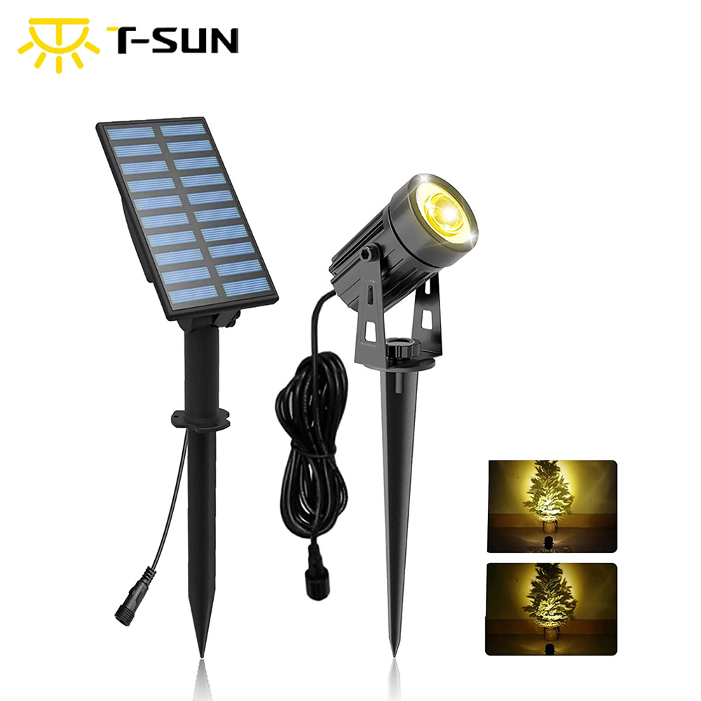 T-SUN LED Landscape Solar Spotlights Waterproof Ou... – Grandado