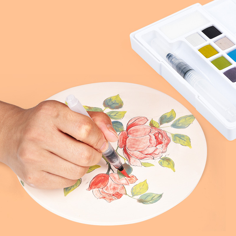 12 kolorów/zestaw narzędzia robić malowania ceramiki podszkliwny jednorodny pigment akwarelowy ceramika DIY ręcznie malowany podszkliwny malowany pigment