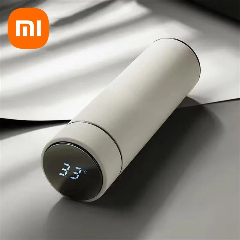 Xiaomi thermobecher mit intelligenter temperaturanzeige, 316 edelstahl-thermosflaschen, lang anhaltende wärme, ideal für büro und reisen