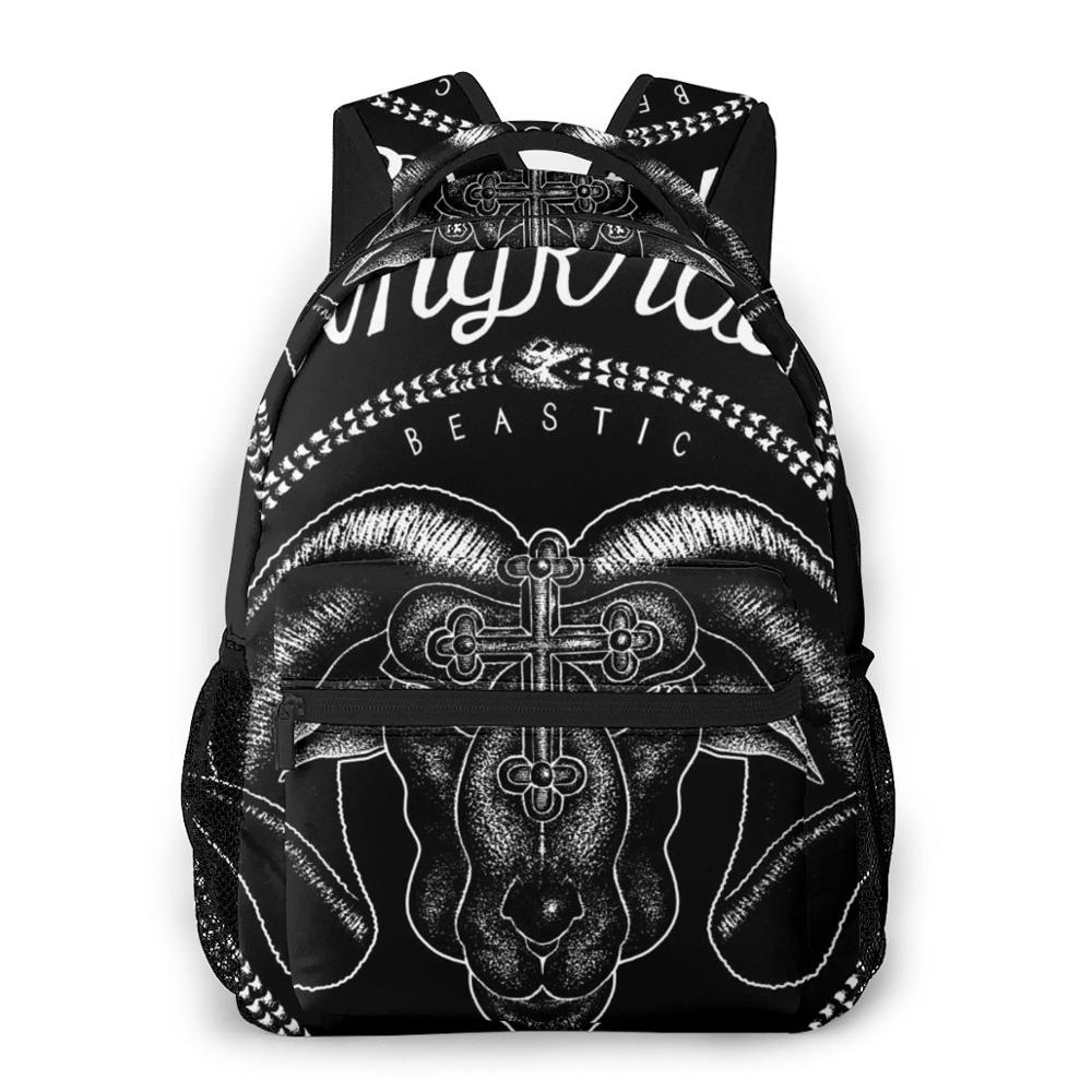 Backpack Casual Travel Bag Pentagram Print School Bag Shoulder Bag For Man Woman Bagpack: colour6