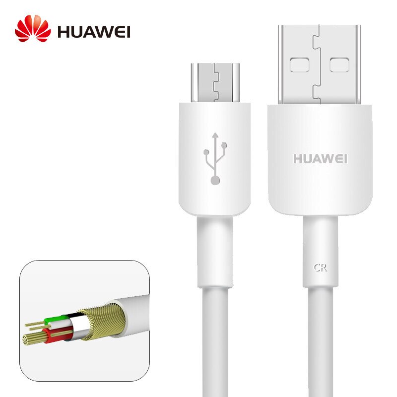 Original huawei micro cabo usb 2a carregador rápido carregamento honra jogo de dados cabo adaptador parede cabo carga 1 m comprimento