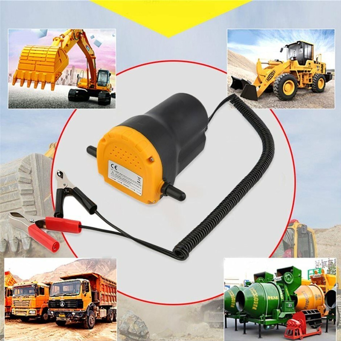 Electric Oil Pump 24V Or 12V Oil/Diesel Fluid Sump Extractor Scavenge Exchange Fuel Transfer Suction Pump Boat Motorbike