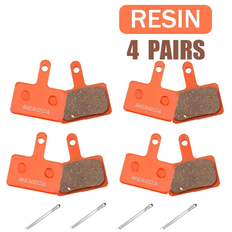 Pastillas de freno de disco semimetálicas de resina para bicicleta de montaña, para Shimano B01S M375 M395 M446 M485 M486 M416 Deore M515 M525